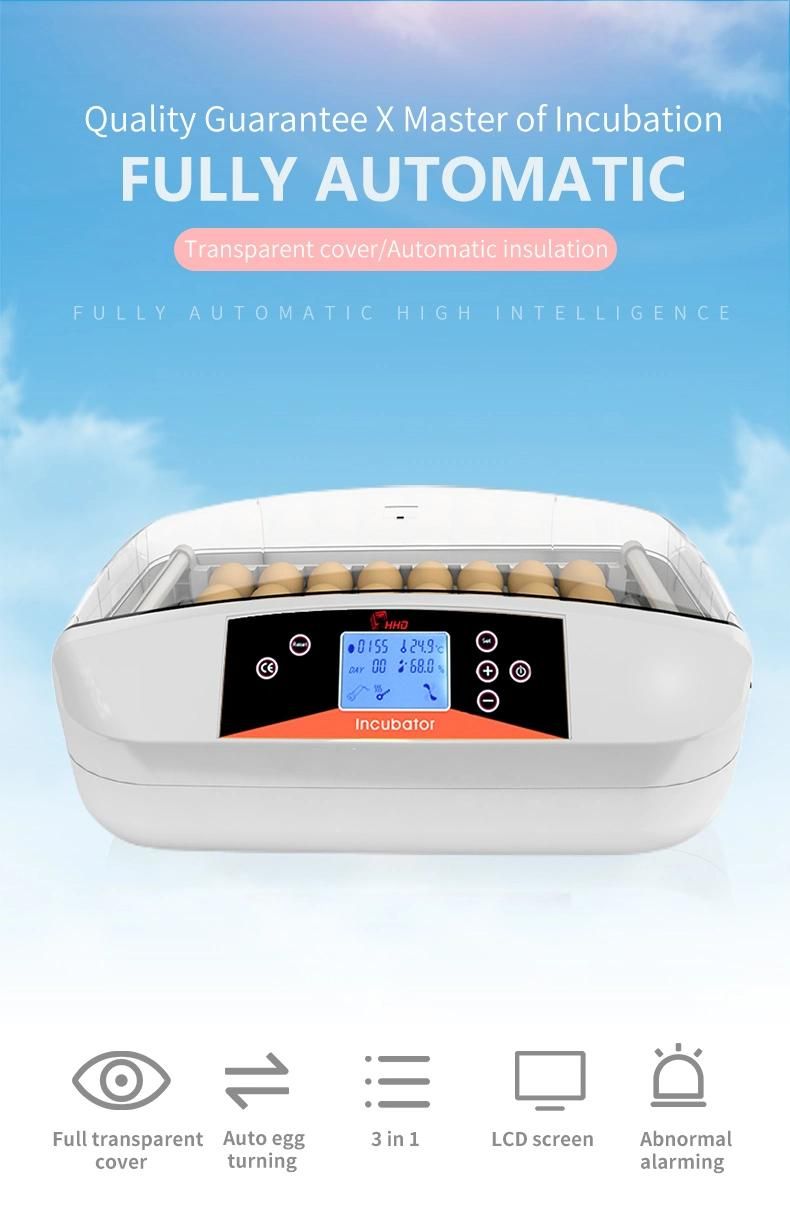 Hhd Inkubator 32 Egg Incubator Automatic Chicken for Hot Sale