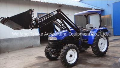 Telake Mini Four Wheel Garden Small Tractor with Loader