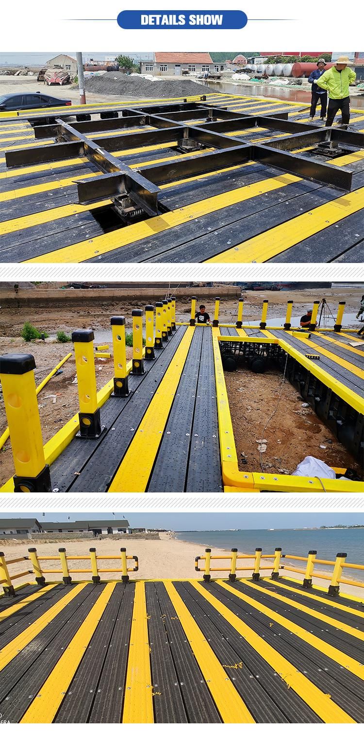 HDPE Leisure Fishing Cage Bridage Floating Dock Platform