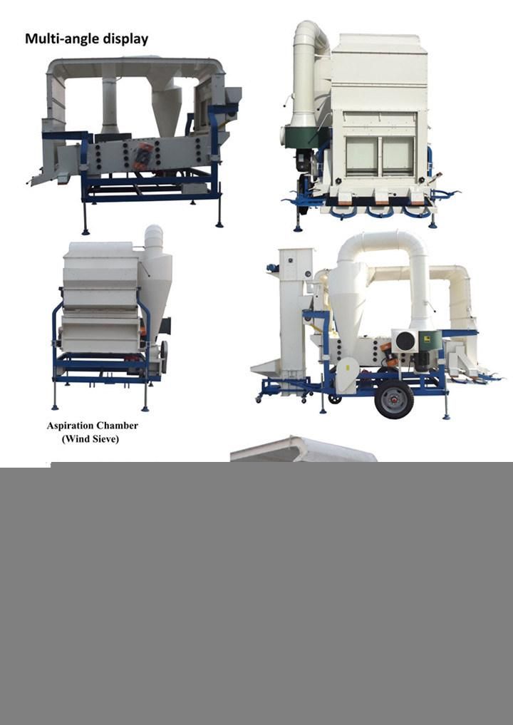 Quinoa Bean Maize Wheat Grain Seed Cleaning Machine