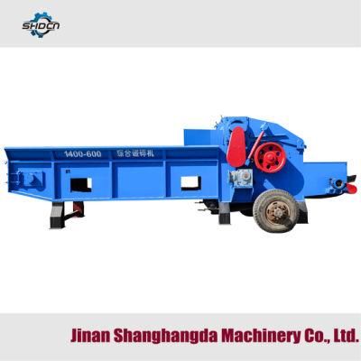 Shd China Factory Supply Drum Type Waste Wood Chipping Machine Wood Chipper