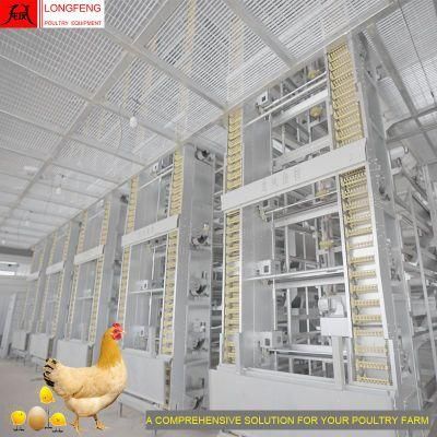 Automatic Farming Equipment 1 Year Warranty Poultry Farm Chicken Layer Cage