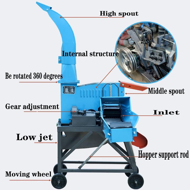 Chaff Cutter and Grinder Electric Electric Grass Cutter Supplier