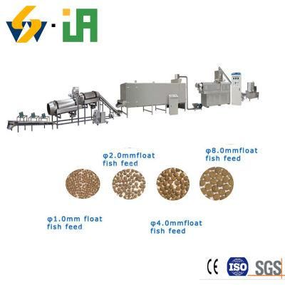 200-250 Kg/H Small Capacity Animal Aquarium Pet Dog Cat Monkey Fox Bird Tilapia Floating Fish Feed Pellet Production Machine Line