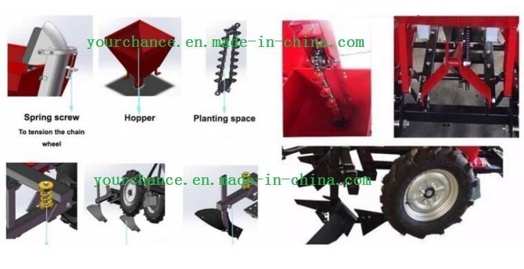 Best Selling 2cm-4 China Cheap High Quality Potato Sowing Machine Tractor 3-Point Hitch 4 Rows Potato Planter