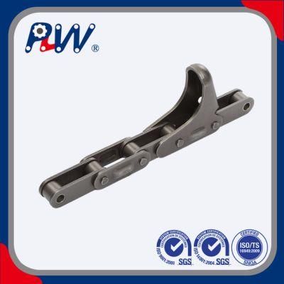 C Type Steel Agricultural Chain with Attachments (CA2060-C6E)