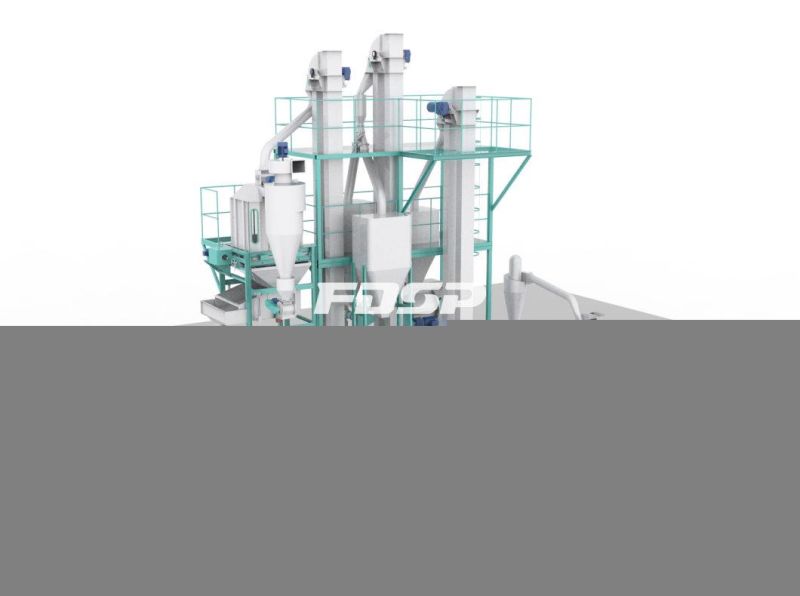 Low Investment Poultry Feed Production Processing Line with CE
