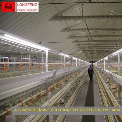 Reliable and Safety Layer Battery Broiler Chicken Cage with Top Wire Mesh