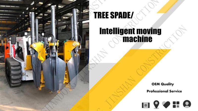 Tree Mover Transplanter Machine Hydraulic Tree Spade for Skid Steer Loader