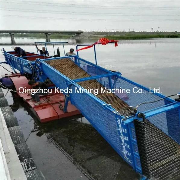 Hydraulic Aquatic Water Weed Harvester in Indonesia