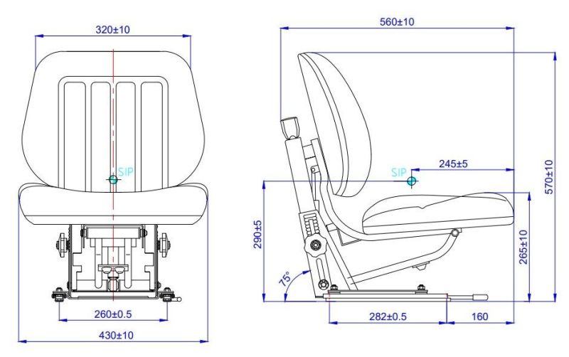 Kl Seating Suspension Marine Boat Seat for Sale
