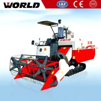 Agriculture Crawler Type Combine Harvester for Rice and Wheat