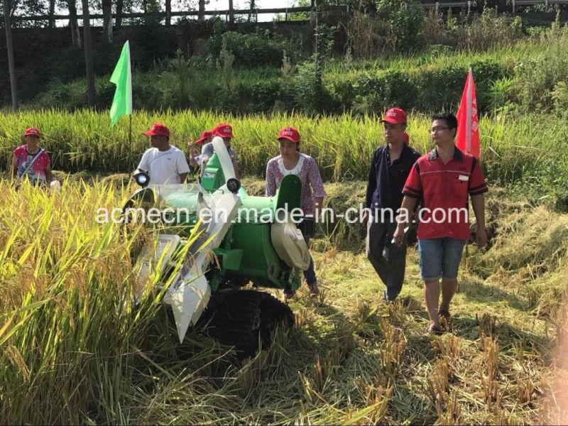 Agriculture Machinery Mini Rice Paddy Cutting Machine Small Rice Combine Harvester