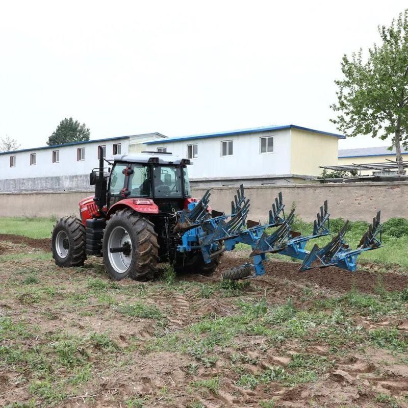 Blue Color Four-Wheel Drive 80HP Agriculture Tractor / Farm Tractor /Mini Tractor for Agriculture with Cab