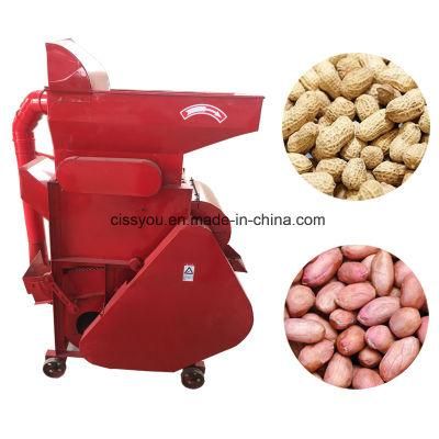 Peanut Groundnut Shell Breaking Husking Sheller Shelling Machine