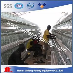 3 Tier Layer Cage for Poultry Farms in Prefab Chicken House