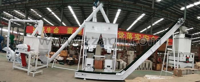 Factory Price Cattle Chicken Chicken Duck Pig Feed Pellet Production Line