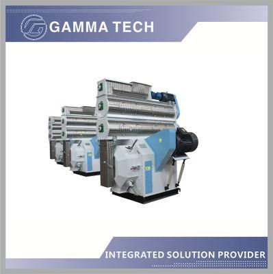 Feeding / Manufacturing 1-2tph Poultry Plant Machine for Animal Feed / Feed Pellet Making Line Equipment