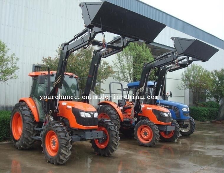 Ce Approved Hith Quality Tz10d Europe Quick Hitch Type Front End Loader for 70-100HP Kubota Wheel Farm Tractor