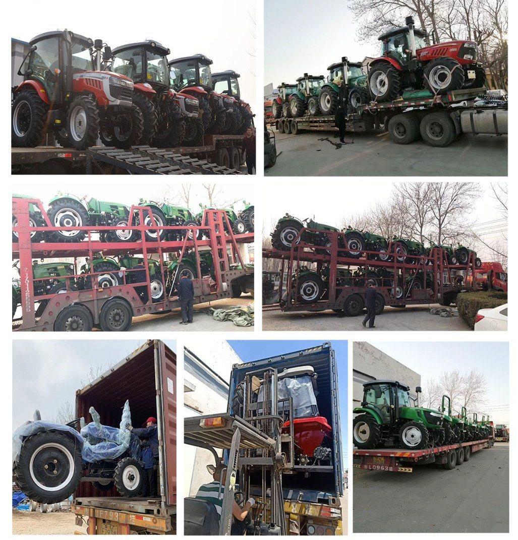 Shandong Agricultural Machinery Manufacturer 4WD 60HP Cheap Mini Farm Tractor