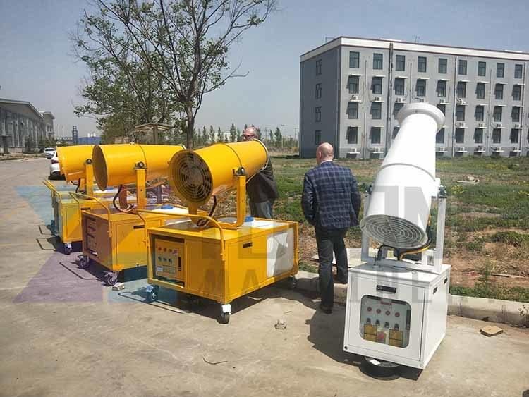 Water Evaporation 30m Virus Sanitation Fogging Sterilizer Machine Fog Cannon