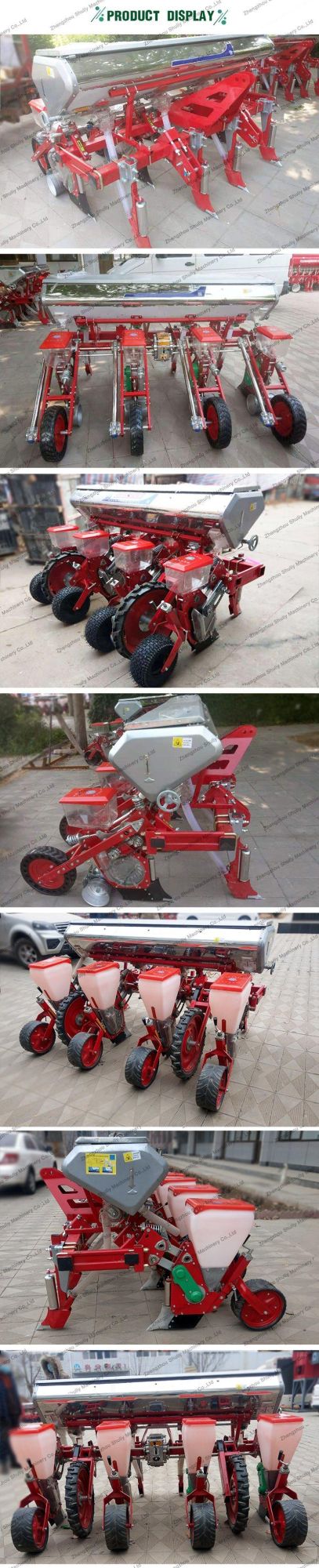 Corn Planter 2 Row Corn Planter Monocultor Corn Seeder for Walking Tractor