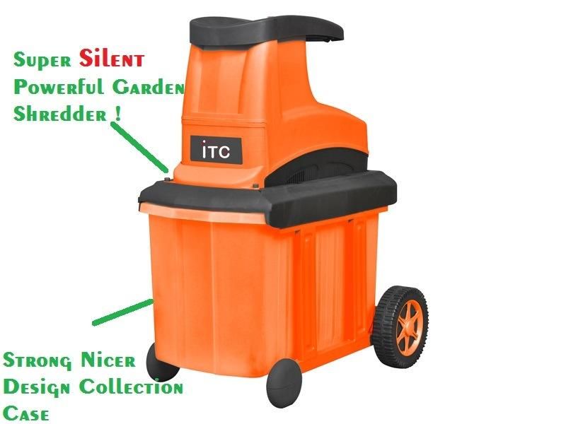 2600W Super Silent Electric Garden Branches Shredding Machine/Shredder Power Tools