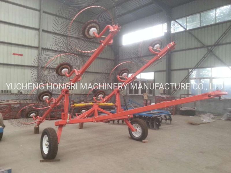 Agricultural Machinery Grassland Tractor Mounted High Quality Double-Sided Hay Rake