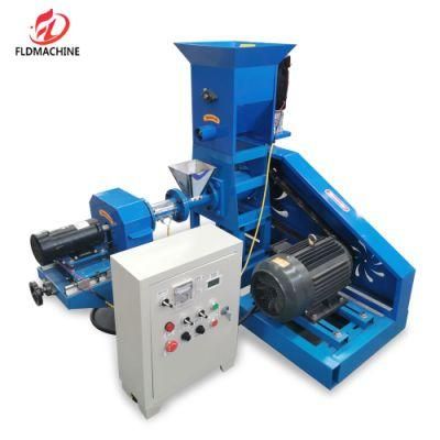 Pet Food Dog Cat Bird Fish Puffed Extruder Feed Pellet Produce Making Equipment Machine