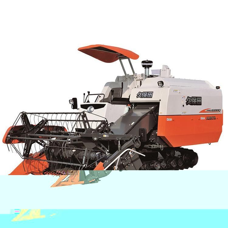 DC70 PRO688 Used Kubota Rice Harvester Combine Harvester