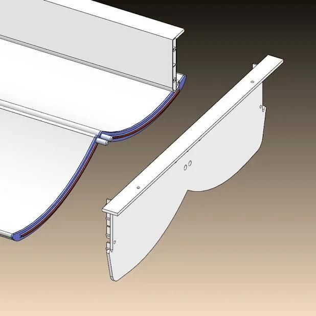 Ceiling Air Inlet Ventilation Window Used in Livestock Equipment