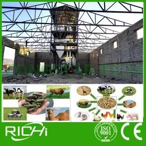 Animal Poultry Livestock Floating Fish Feed Pellet Processing Line