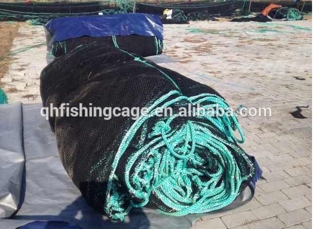 Flexible HDPE Pontoon Cubes Deep Sea Fish Cage