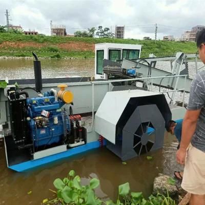Weed Cutting Machine Water Grass Harvesting Boat Machine