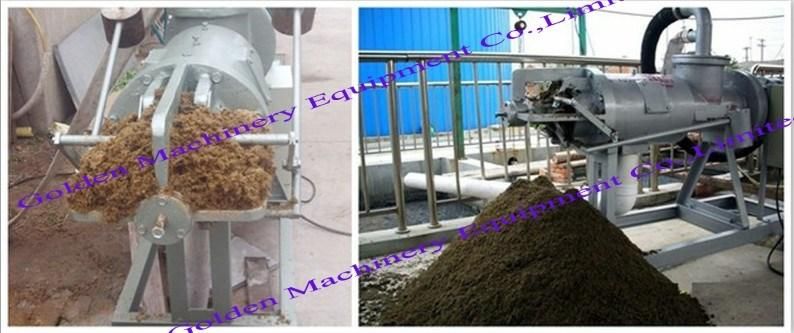 Screw Press Manure Dewatering Poultry Dung Separating Machine