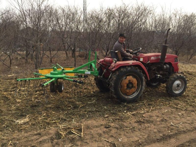 Tractor Mounted Rotary Hay Rake with 540 Pto