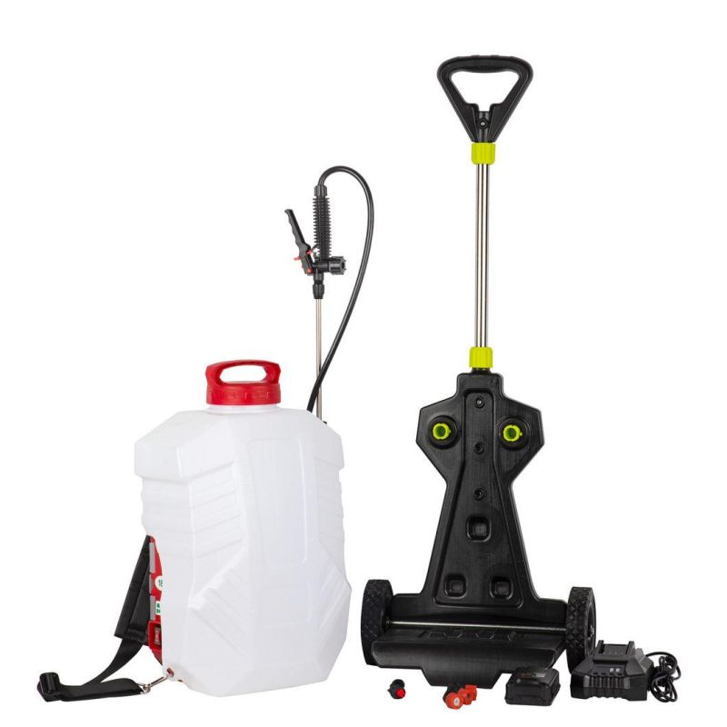 16L Backpack or Trolley Electric Battery Sprayer Garden