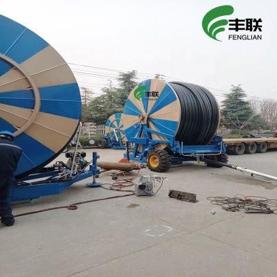 Jp110-500 Drainage and Irrigation Machinery Hose Reel China Manufacture