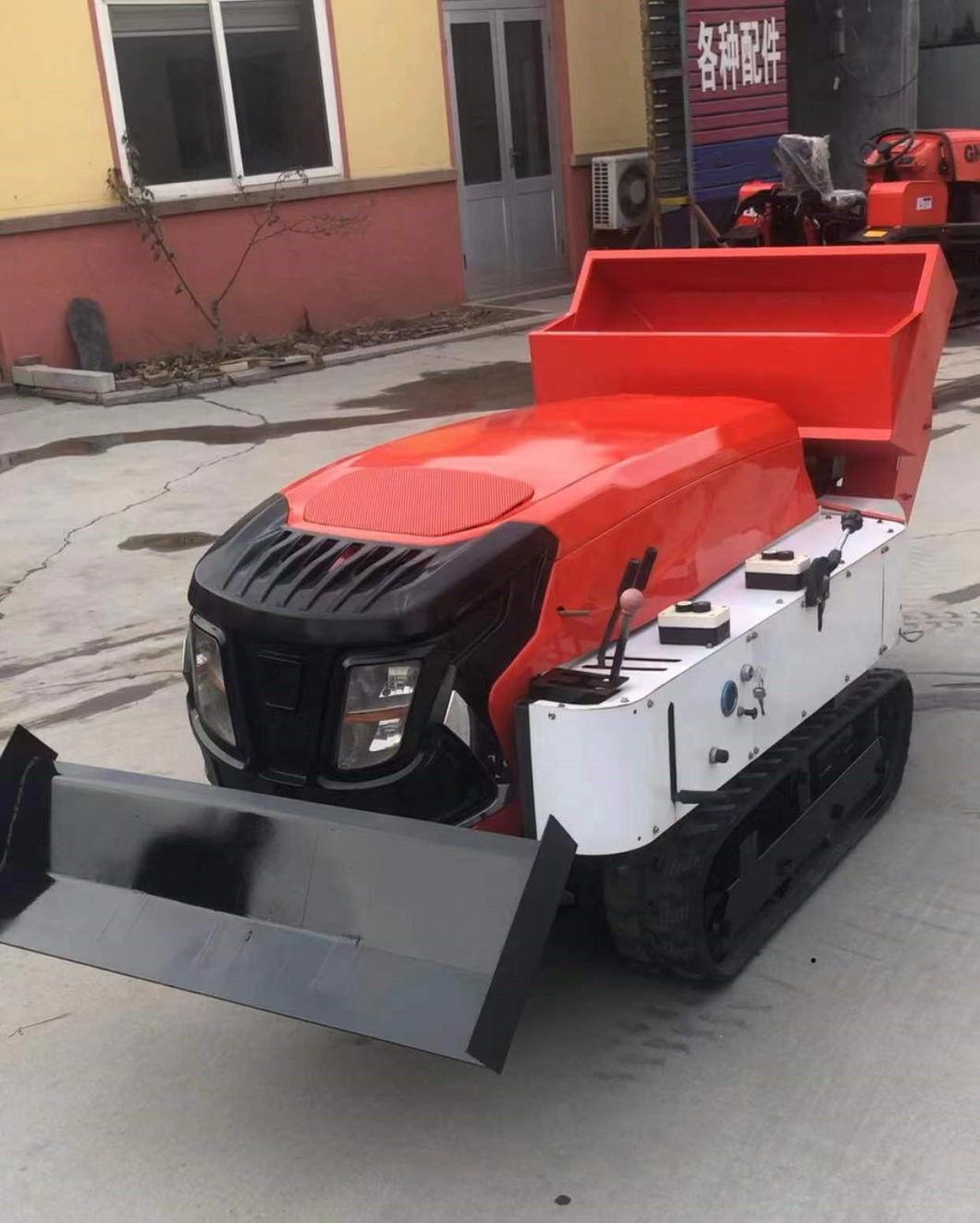 Remote Control Low Energy Consumption Multi - Function 35 Horsepower Crawler Rotary Tiller