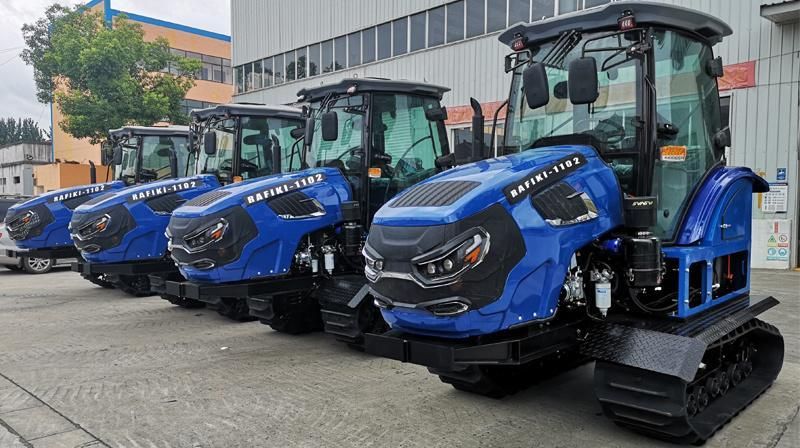 Mini Farm Crawler Tractor for Rice Paddy Filed and Dry Land