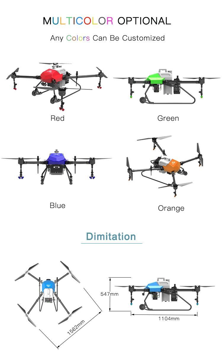 Labour Saving Health Pesticide Spraying Drone Aircraft for Agricultural Plant Protection