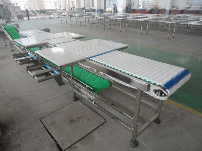 Automatic Sheep/Pig/Poultry/Cow Meat Processing PVC Cut Meat Conveyor Slaughtering Machine