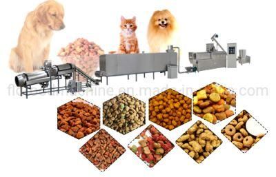 China Factory Animal Pet Dogfeed Pellet Production Machine Snacks Food Processing Making Extrusion Line