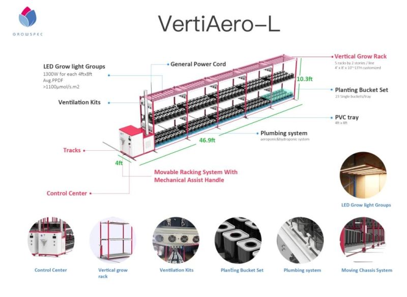 Advanced Indoor Greenhouse Vertical Dripping Irrigation Farming System