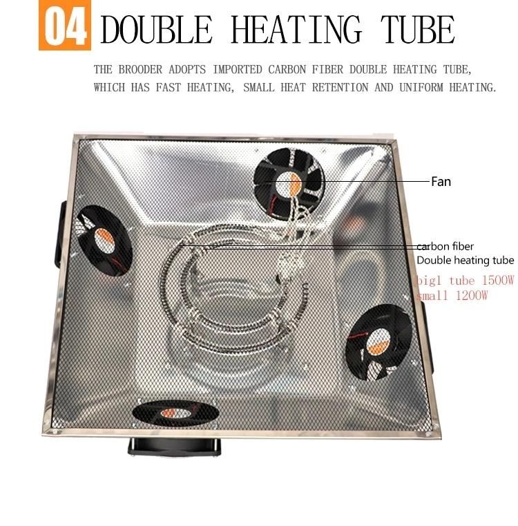 Chicken Farm House Radiant Gas Brooder, Poultry Heater