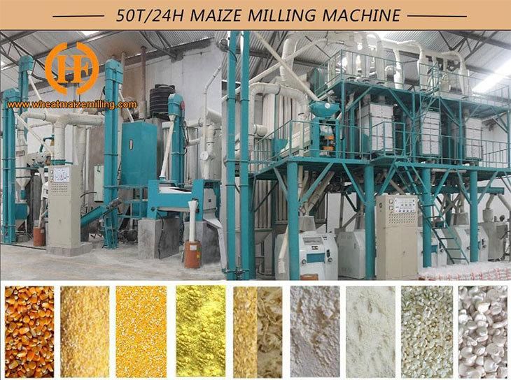 High Quality Automatic Complete Maize Flour Mills