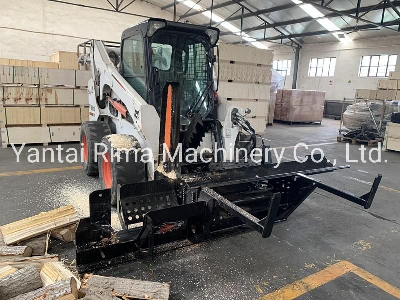 Skid Steer Attachment Wood Splitter Firewood Processor