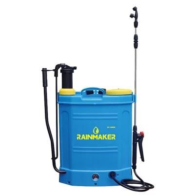 Rainmaker 2in1 Agricultural Knapsack Electric Manual Blue Sprayer
