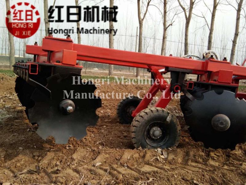 Hongri Agricultural Machinery Hydraulic Trailed Heavy Duty Disc Harrow