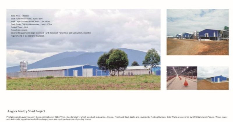 Angola Poultry Shed Project and EPS Sandwich Panel